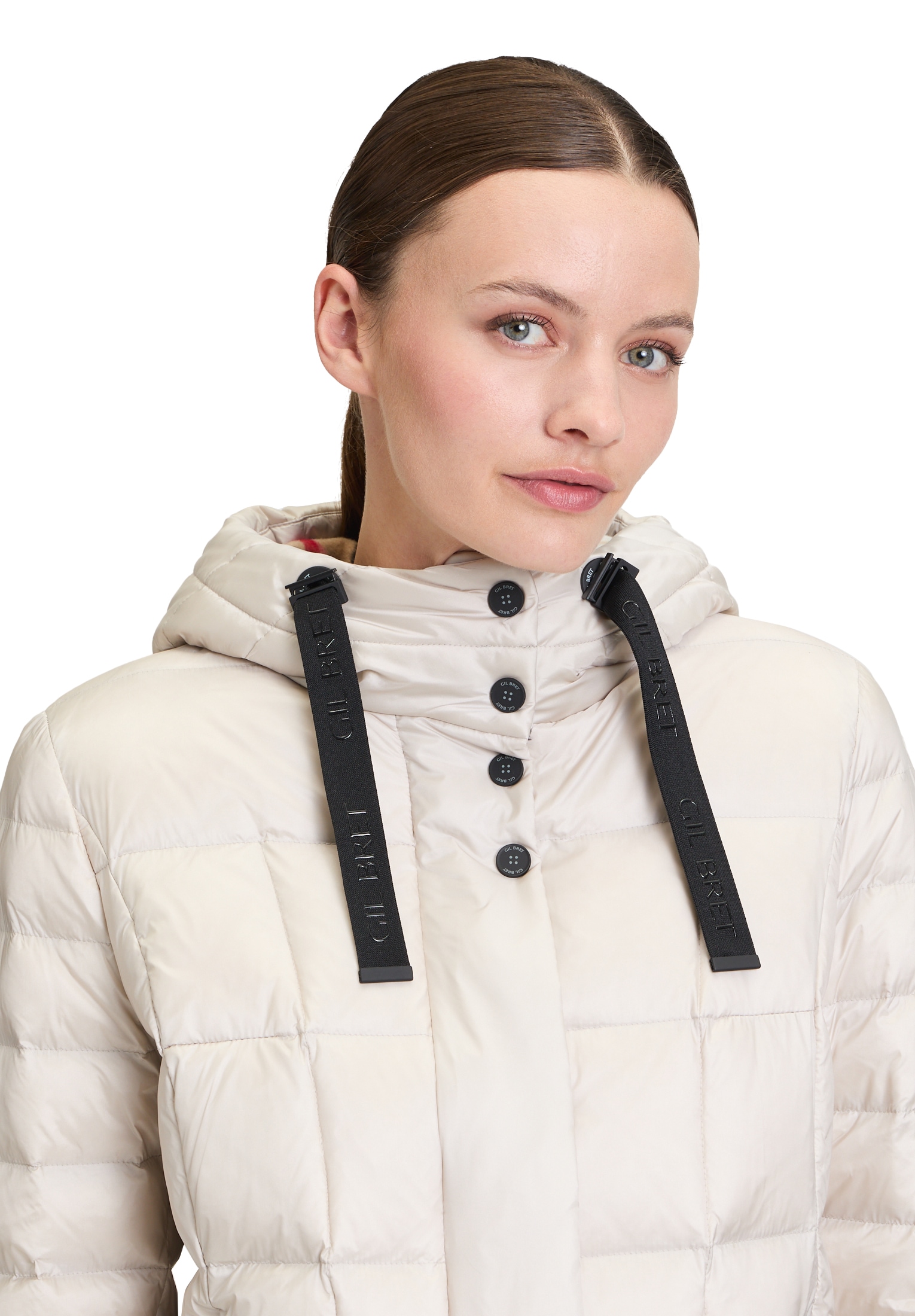 Gil Bret Winterjacke, mit Kapuze, gesteppt mit Kapuze