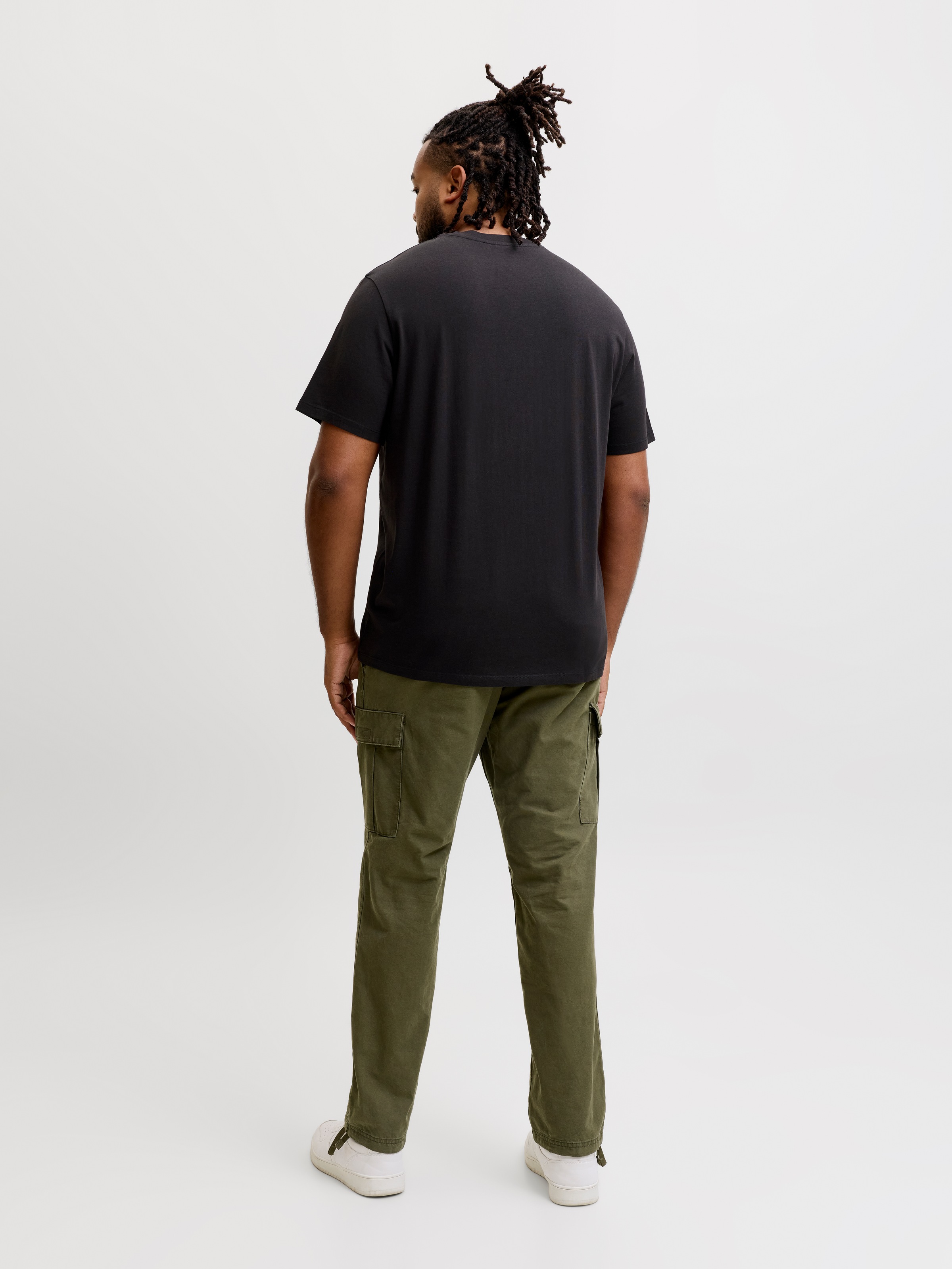 Jack & Jones PlusSize T-Shirt »JCOFUSION BOX PRINT TEE SS CN PLS« Baumwolle, regular fit