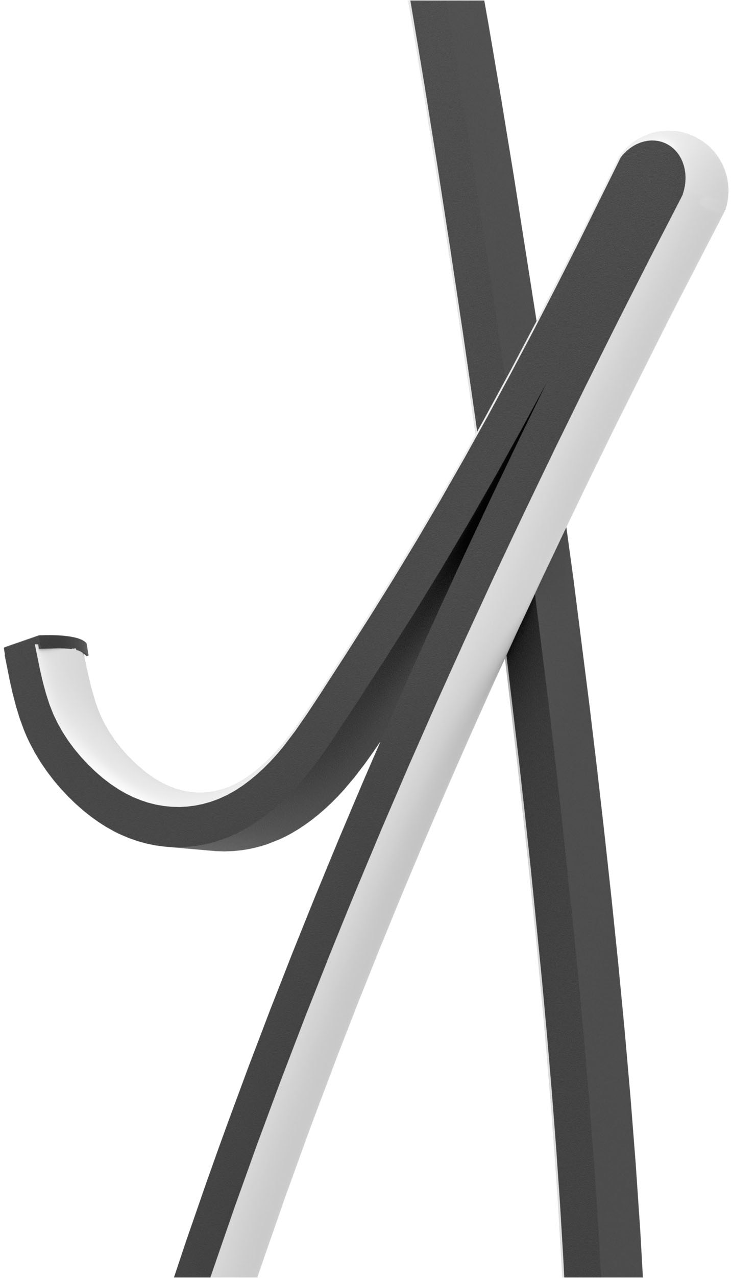 EGLO Stehlampe »CARDONCITO Stehlampe - Stahl - LED - 20W - IP20« LED-Modul 1 Stk. Kaltweiß | Neutralweiß | Warmweiß Standleuchte, Leselampe, Wohzimmer, Schlafzimmer, L33 x B25 x H130 cm