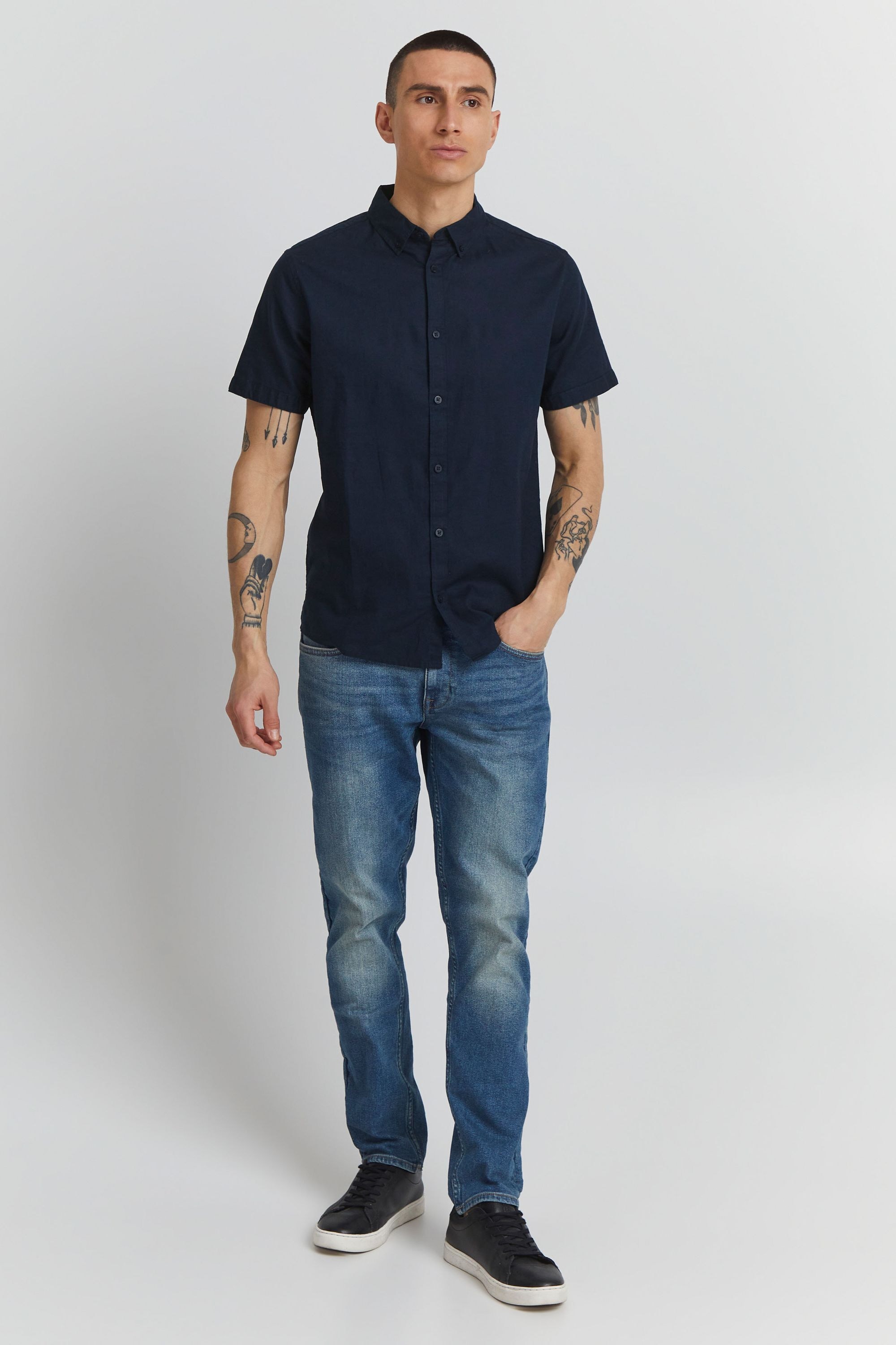 Indicode Kurzarmshirt »Kurzarmhemd IDHank«