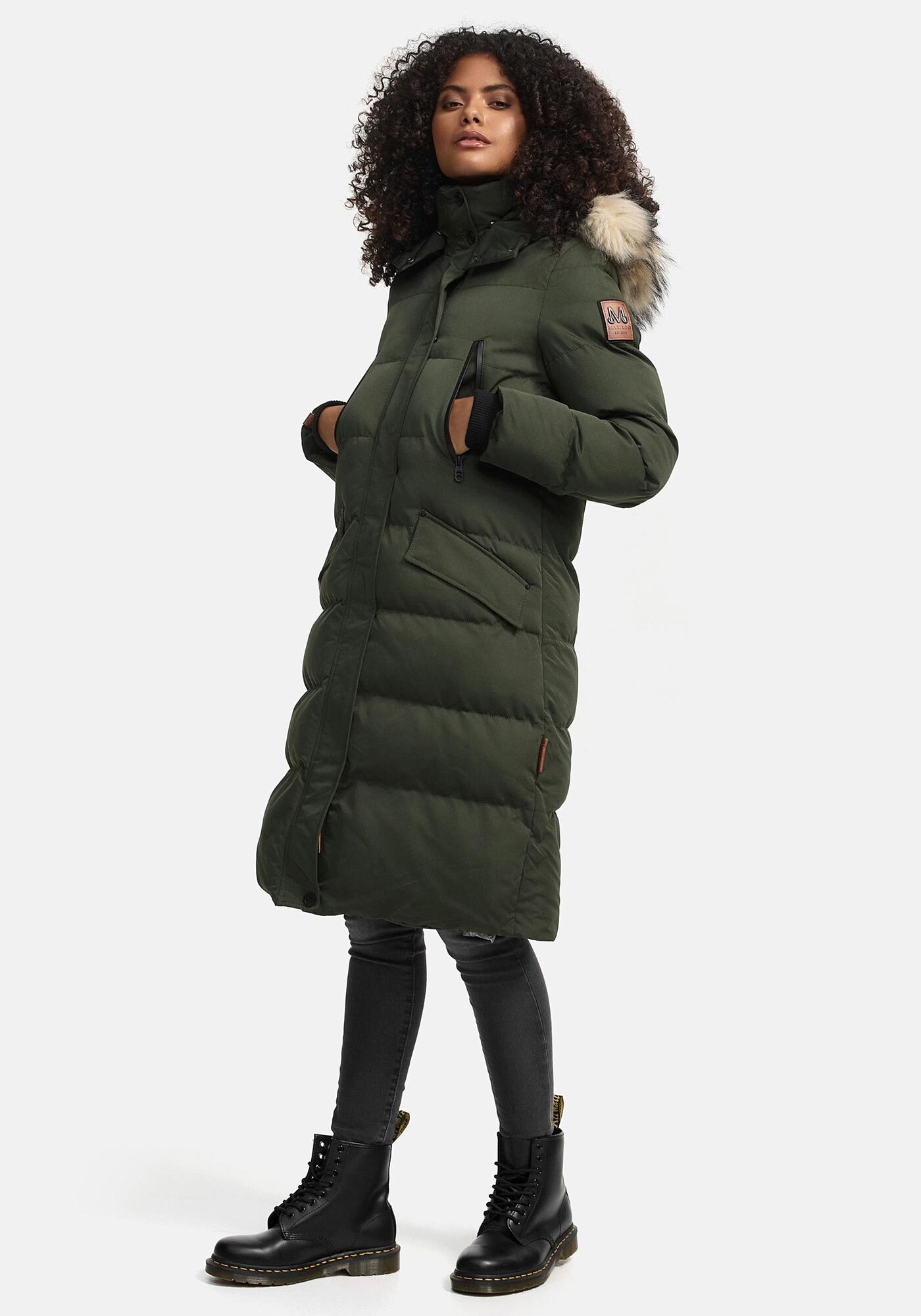 Marikoo Winterjacke »Marikoo Schneesternchen Damen Winter Steppjacke B890«