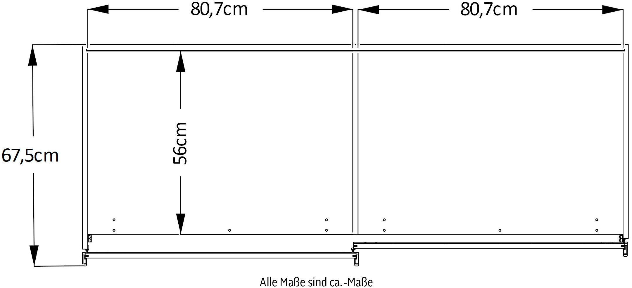STAUD Schwebetürenschrank »Sinfonie Plus, edles Design in hochwertiger Qualität, Made in Germany« In vier verschiedenen Ausstattungsvarianten