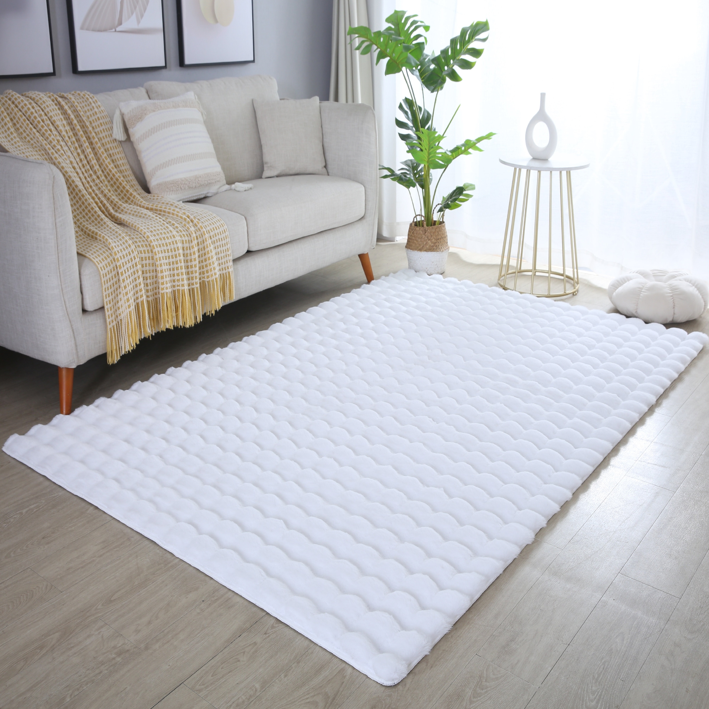 Ayyildiz Teppiche Hochflor-Teppich »AMBIANCE 5110«, rechteckig, 25 mm Höhe, Läufer / Besonders weich / Dicker Flor / Pflegeleicht