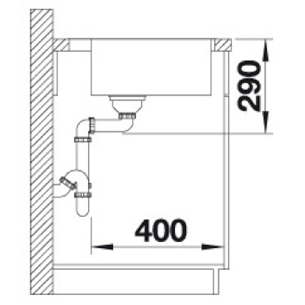 Blanco Edelstahlspüle »ANDANO 500-IF/A«