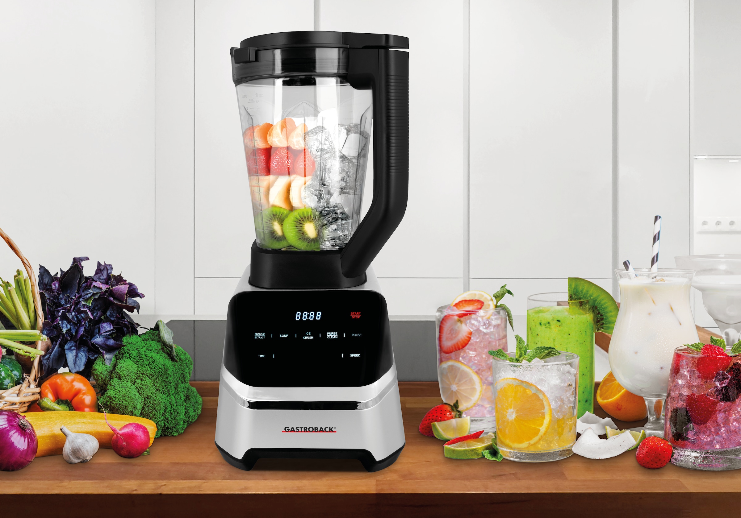 Gastroback Standmixer »40987, Design Multi-Power Mix & Soup« 2000 W