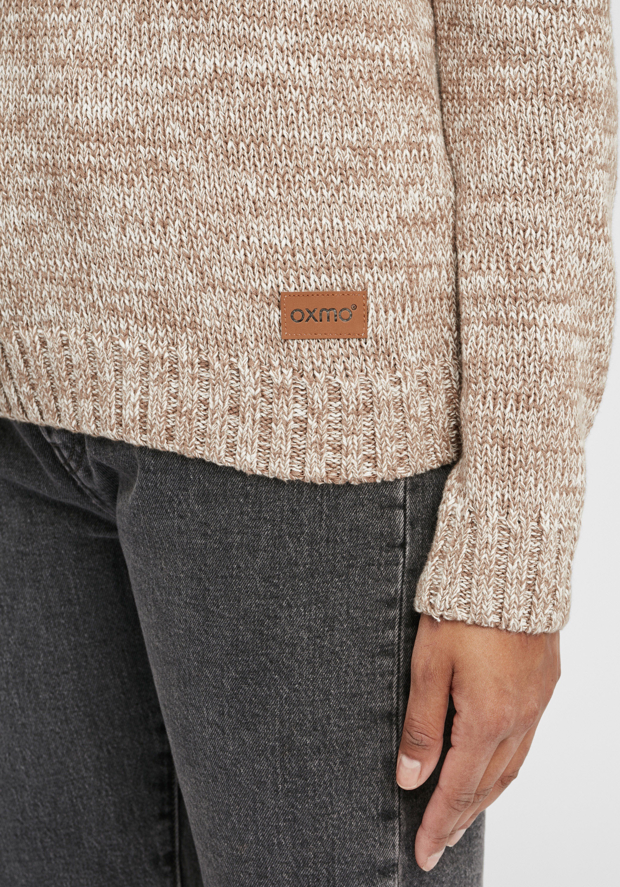 OXMO Strickfleece-Pullover »Strickpullover OXPhiklicita«