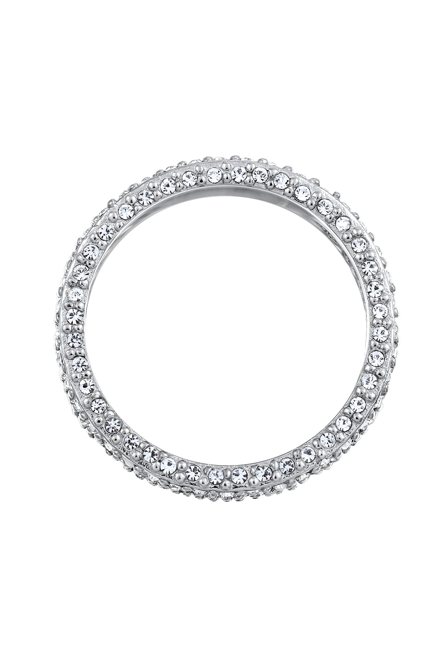 Elli Silberring »Ring Kristall Weiß 925 Sterling Silber«
