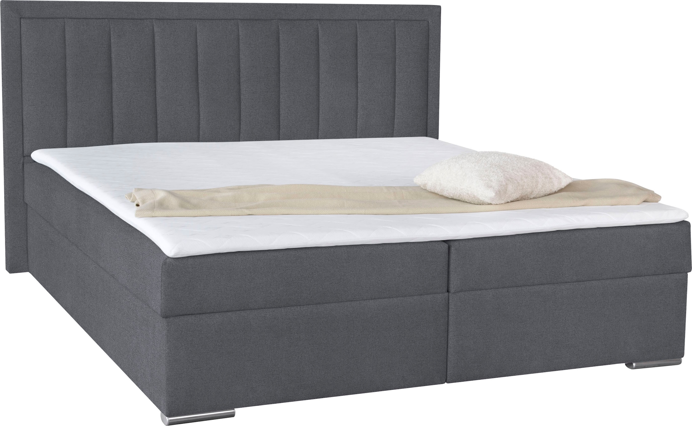 COLLECTION AB Boxbett »ATHENA inkl. Bettkasten, erhältlich in der Breite 180cm« erhältlich in verschiedenen Härtegraden, inkl. Topper