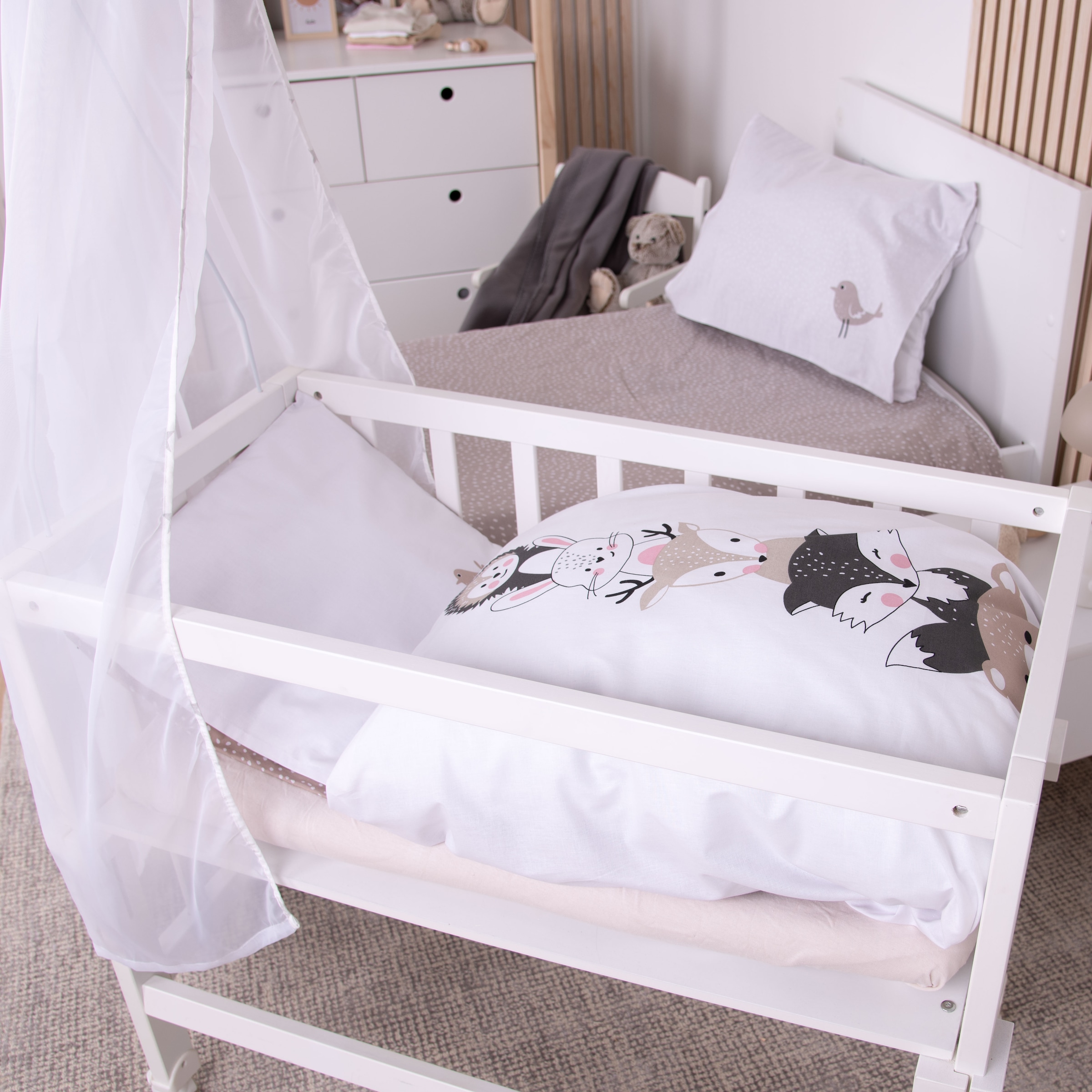 Baby Best Babybettwäsche »babybest Woodland Crew« 2 Stk. tlg. mit Wendefunktion