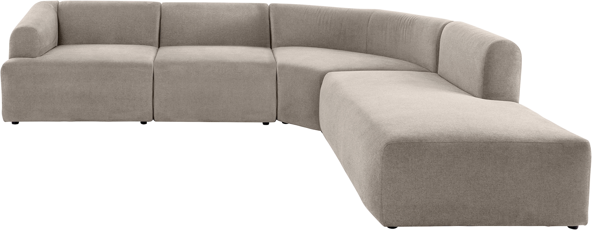 LeGer Home by Lena Gercke Ecksofa »LYZA L-Form links/rechts, Modularsofa, Maße B/T/H: 287/267/74 cm«, als Modul oder separat verwendbar, für individuelle Zusammenstellung