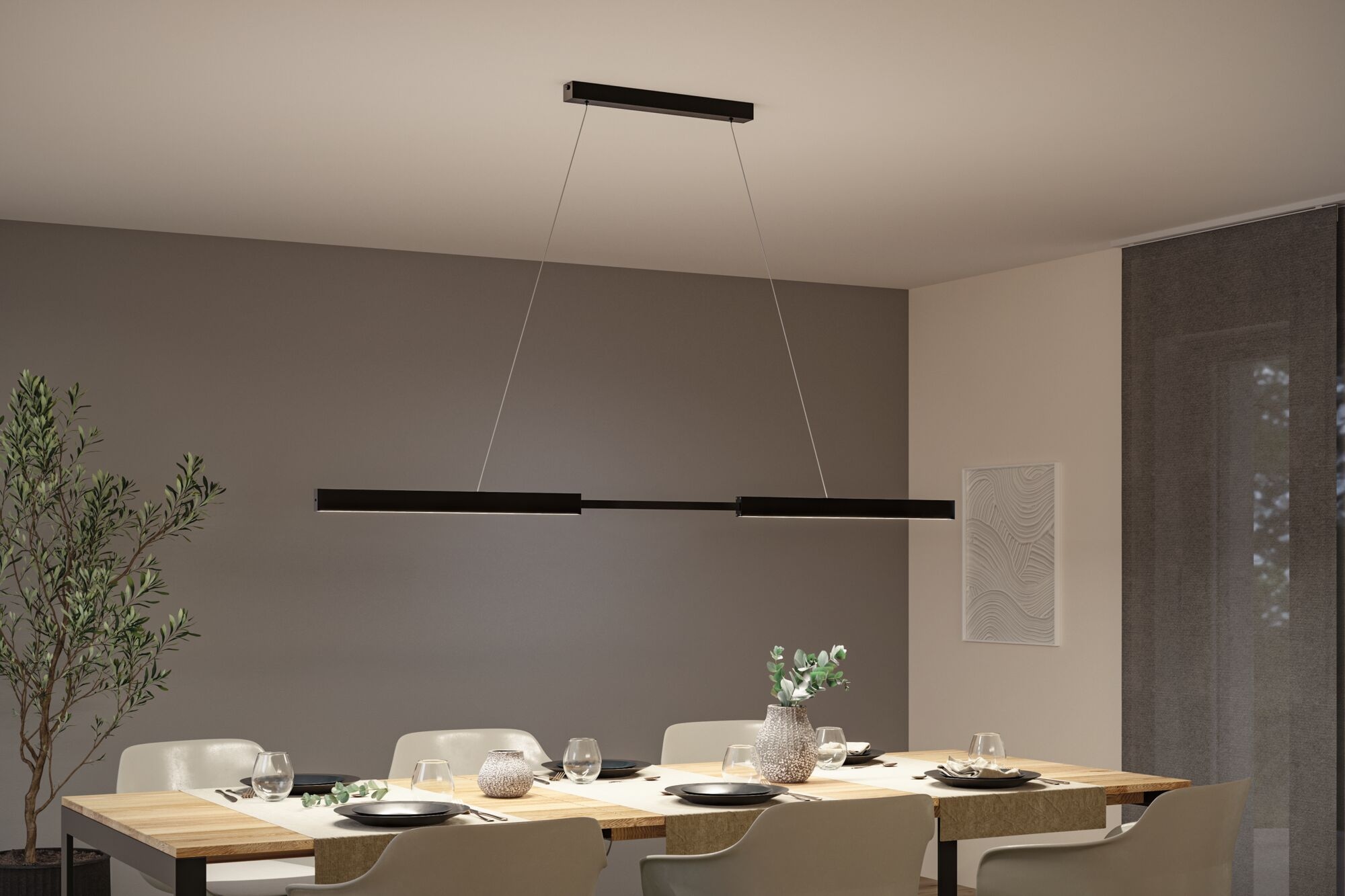 Paulmann LED Pendelleuchte »LED Pendelleuchte Aptare dimmbar« 1 Stk. Warmweiß Memoryfunktion