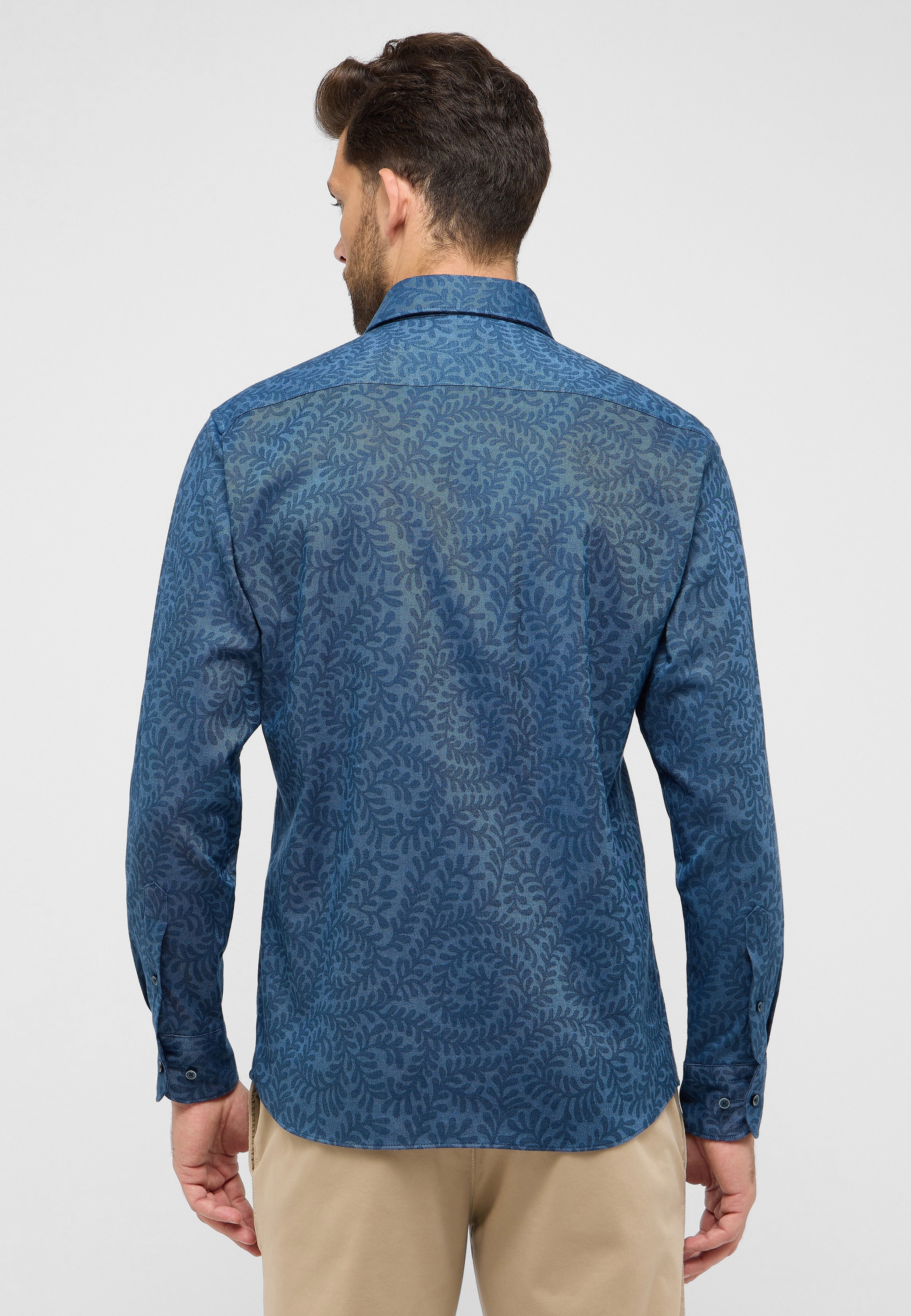 Eterna Langarmhemd »MODERN FIT«, EASY IRON (bügelleicht)