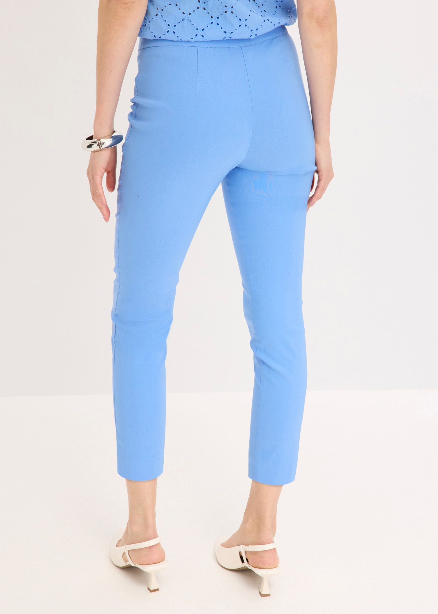 bonprix 7/8-Hose  aus Viskose, Polyamid und Elasthan, Slim fit, femininer Stil