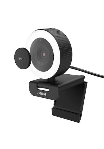 Hama Webcam »mit Ringlicht "C-800 Pro", mit Fernbedienung Webcam QHD« kaufen
