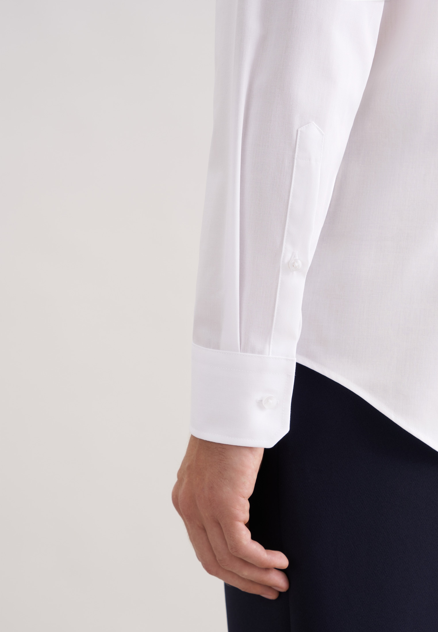 seidensticker Businesshemd »Schwarze Rose« Slim 1/1 Kentkragen Uni