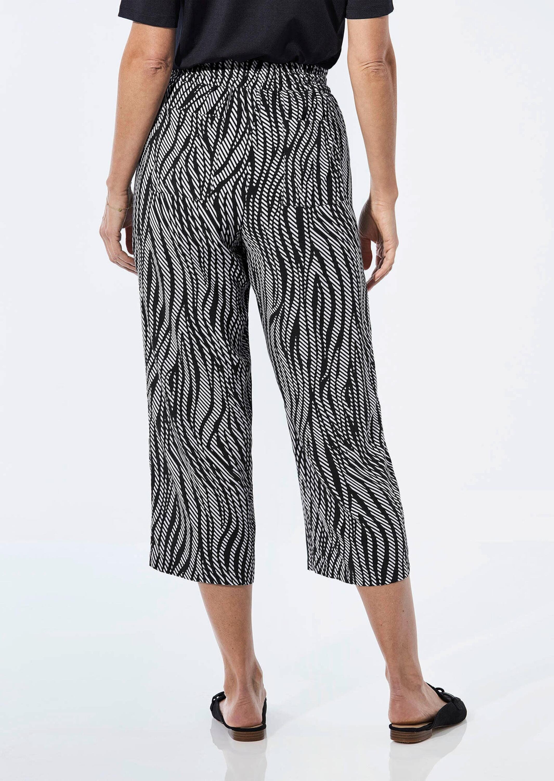 GOLDNER Schlupfhose »Kurzgröße Sommerliche Druckhose«