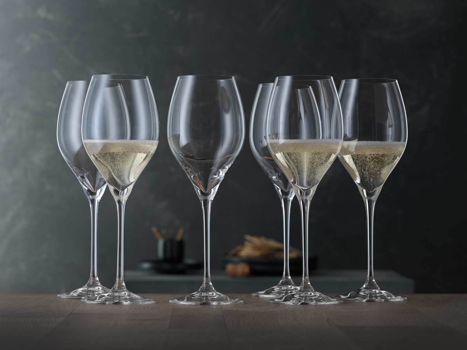 SPIEGELAU Champagnerglas »Champagnergläser Sparkling Party 450 ml 6er Set transparent« Spülmaschinenfest
