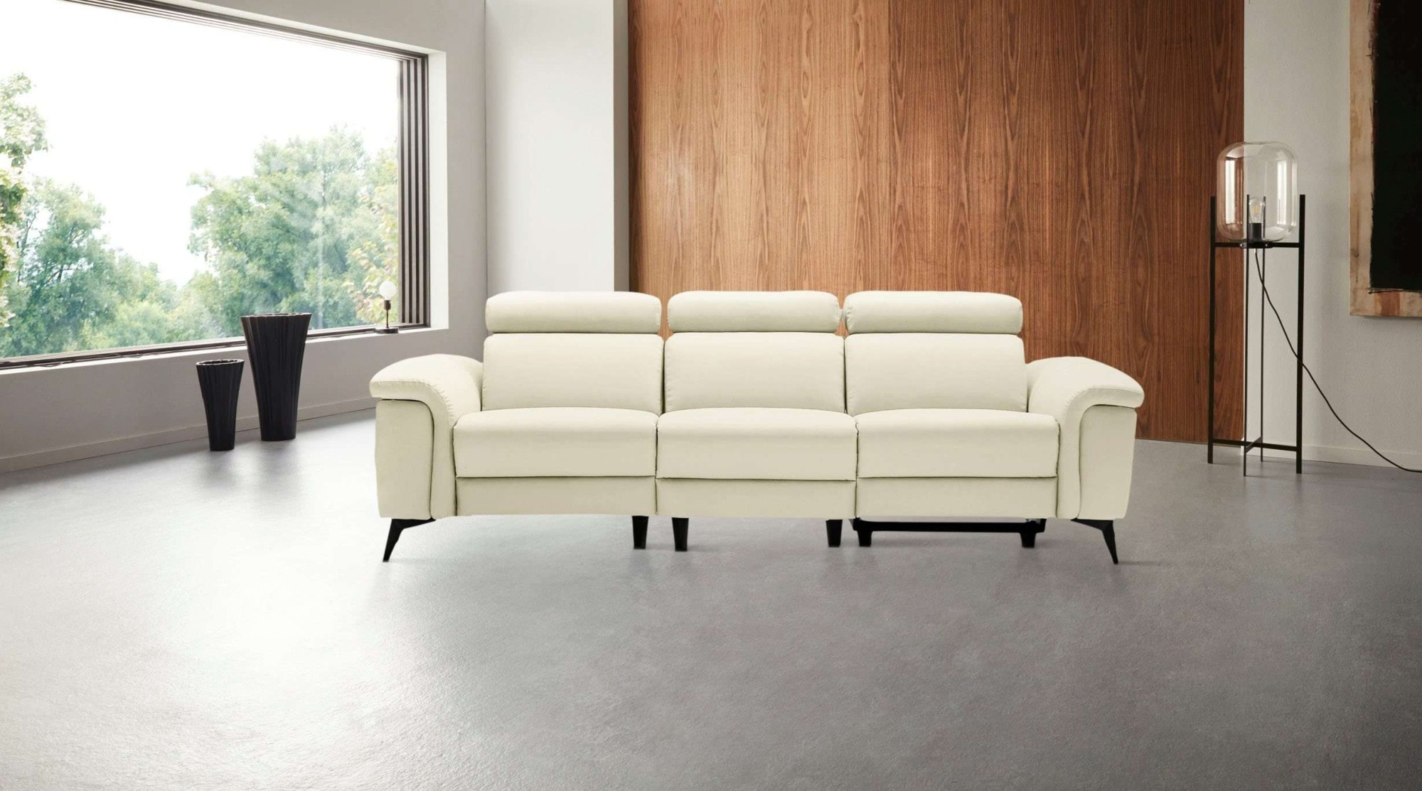 Places of Style 3-Sitzer »Marita«, mit elektrischer Relaxfunktion in einem Sitz und USB-Anschluss
