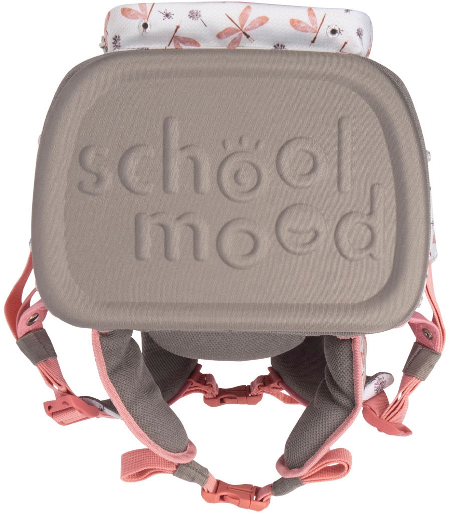 SCHOOL-MOOD® Schulranzen »Rebel Air+, Nordic Collection, Dragonfly«, retroreflektierende Flächen, aus recyceltem Material