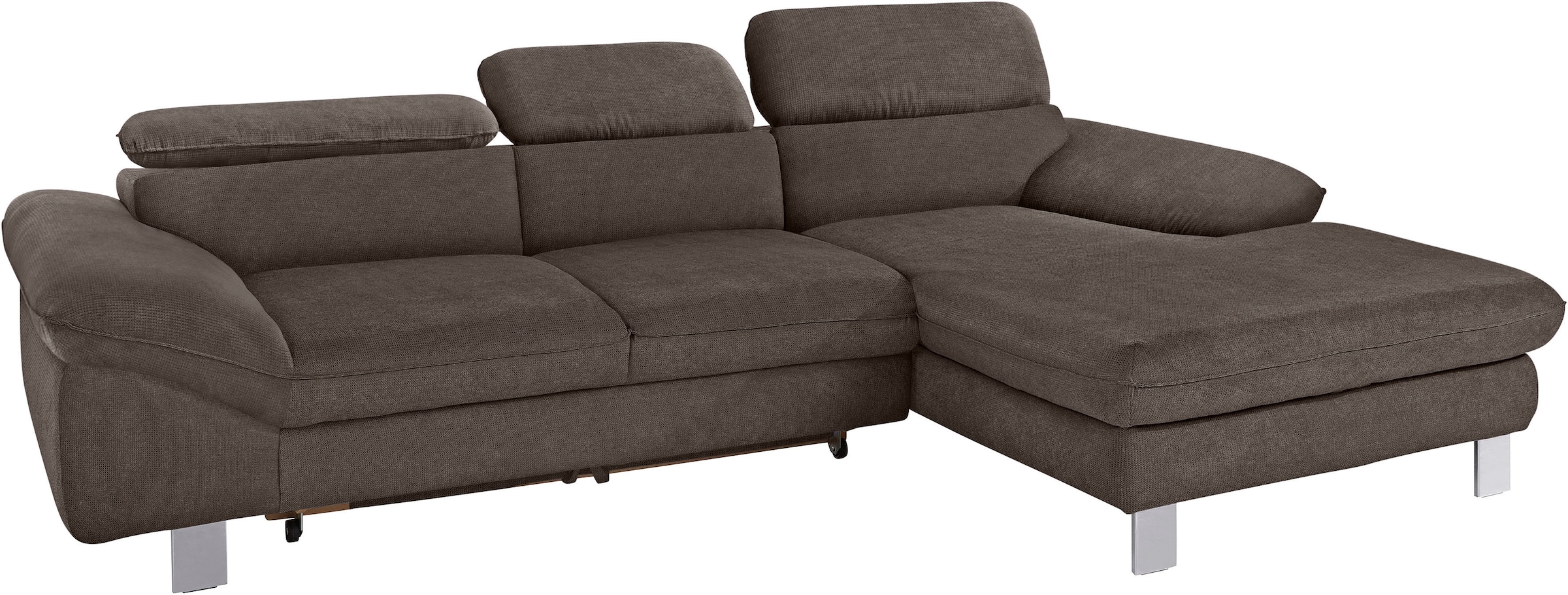 COTTA Ecksofa »Driver L-Form« mit Kopfteilverstellung, wahlweise mit Bettfunktion & Bettkasten