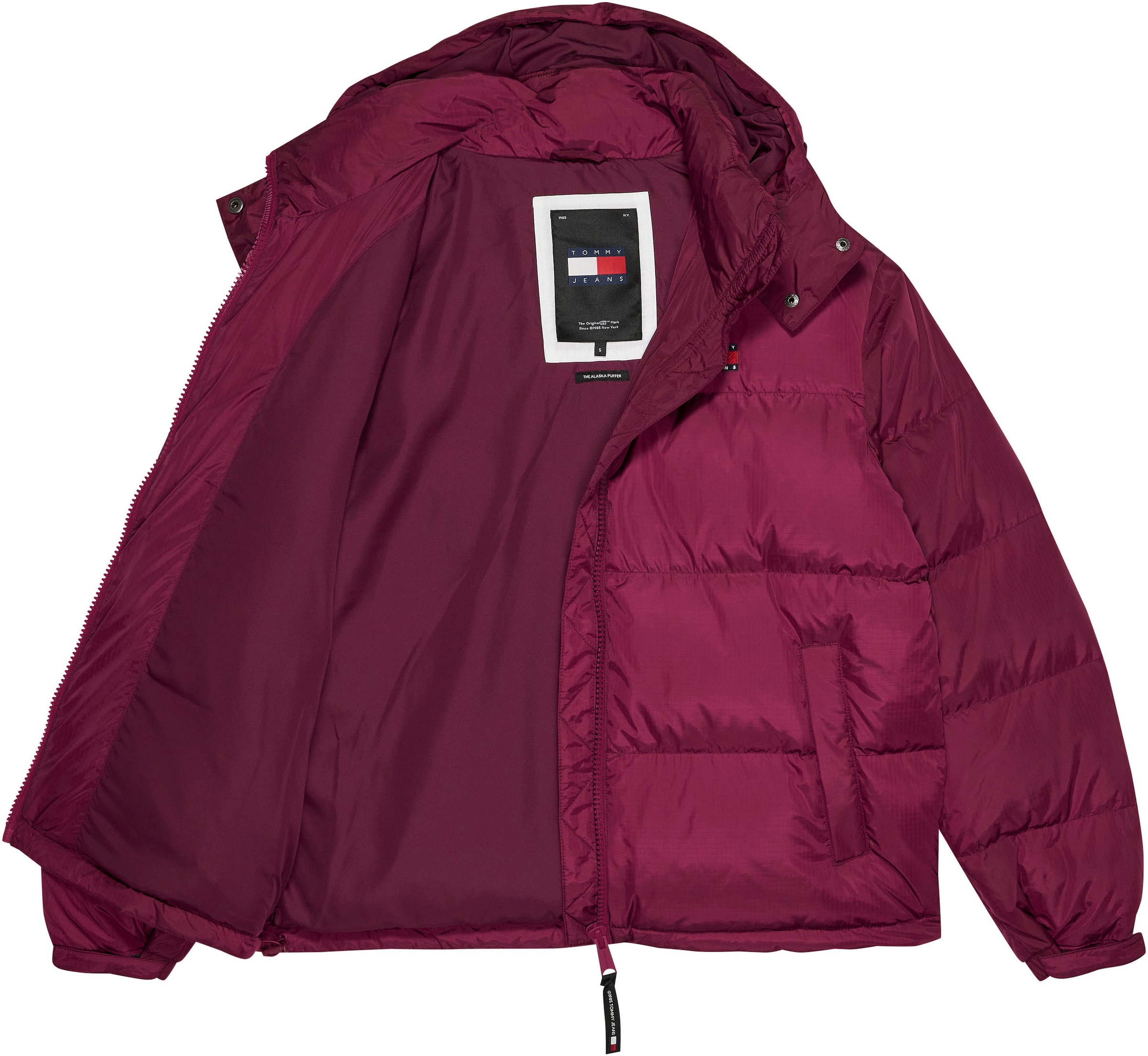 Tommy Jeans Steppjacke »TJW ALASKA PUFFER EXT«, mit Kapuze, mit Logostickereien