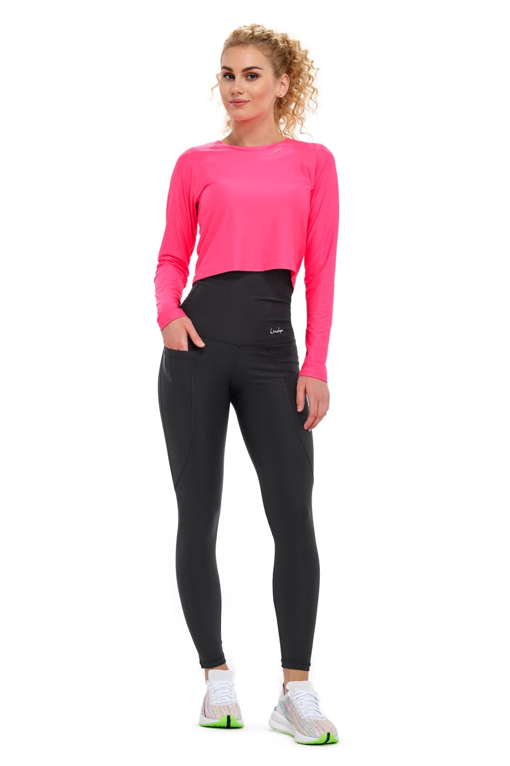 Winshape Leggings »Functional Power Shape Tights HWL114«, High Waist mit praktischen Taschen