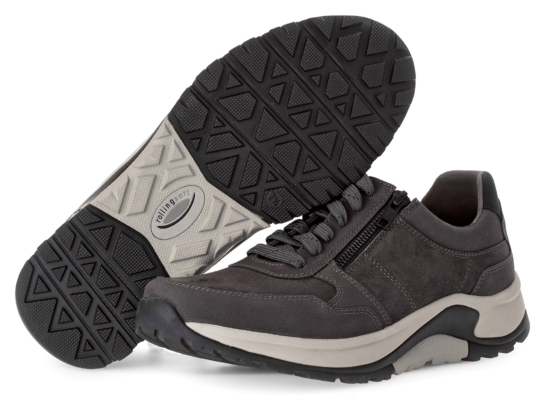 Gabor Rollingsoft Keilsneaker, Komfortschuh, Schnürschuh, Halbschuh in Weite G 1/2 (= weit)