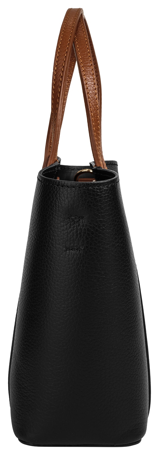 Samantha Look Henkeltasche echt Leder, Made in Italy