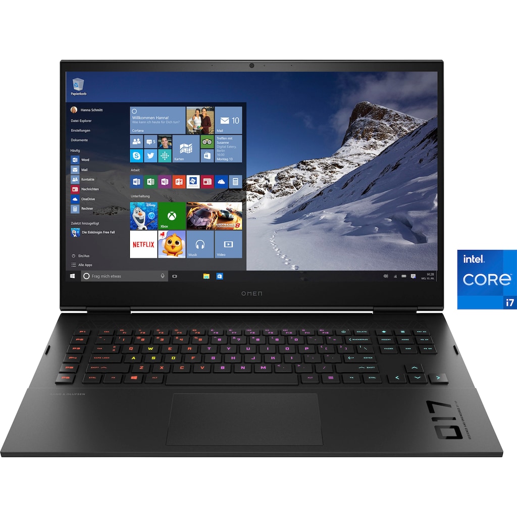 OMEN Notebook »17-ck0065ng«, 43,9 cm, / 17,3 Zoll, Intel, Core i7, GeForce RTX 3060, 512 GB SSD