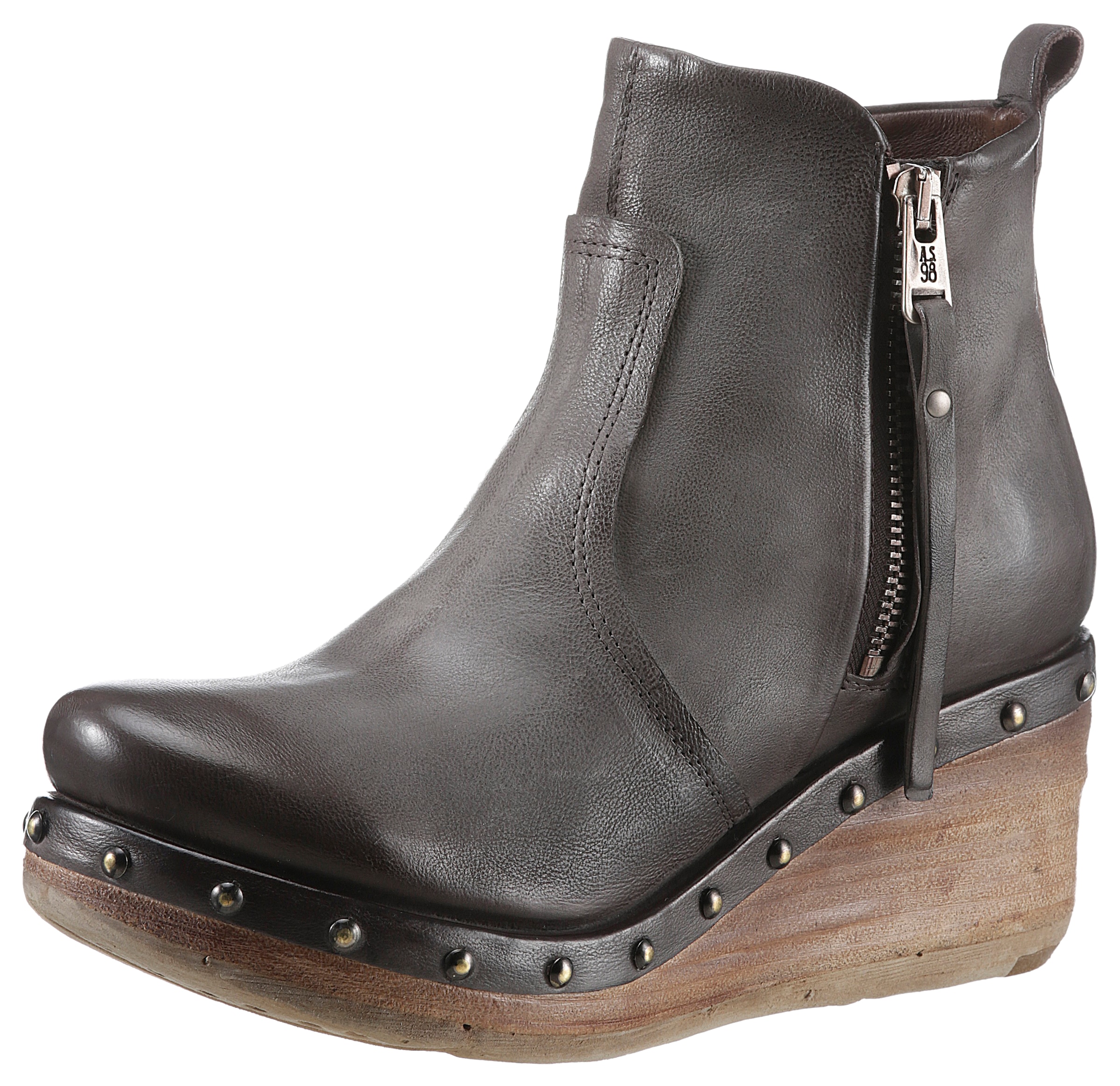 A.S.98 Stiefelette »PLINT«, mit Nieten am Plateau