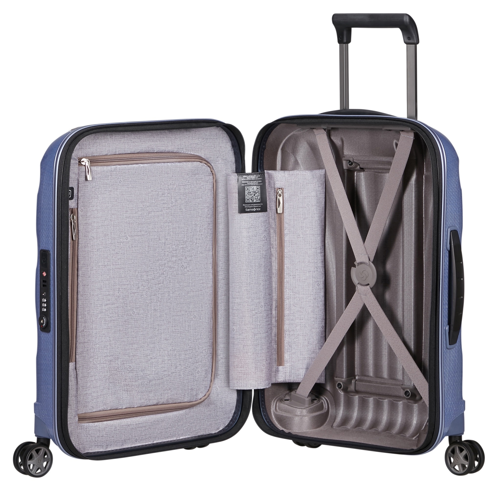 Samsonite Hartschalen-Trolley »C-LITE, verschiedene Größen und Farben« 36 l 4 Rollen mit arretierbarem und versenkbarem Druckknopf-Trolleysystem