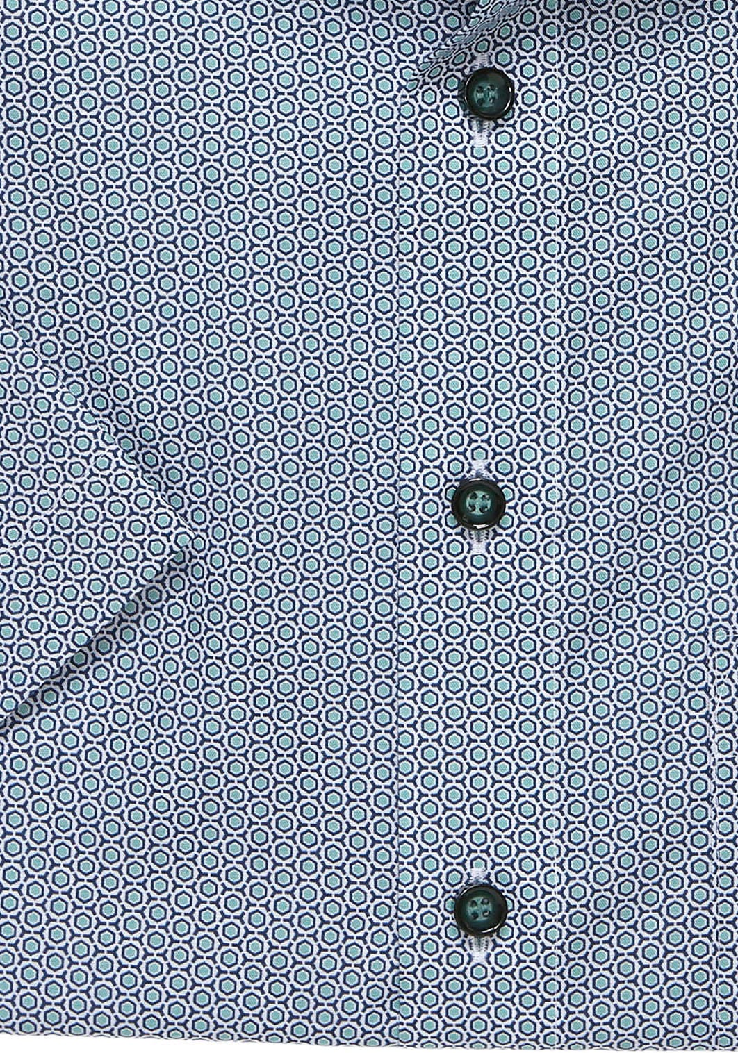 MARVELIS Kurzarmhemd Bügelfrei, comfort fit, Businesshemd, Minimal Print