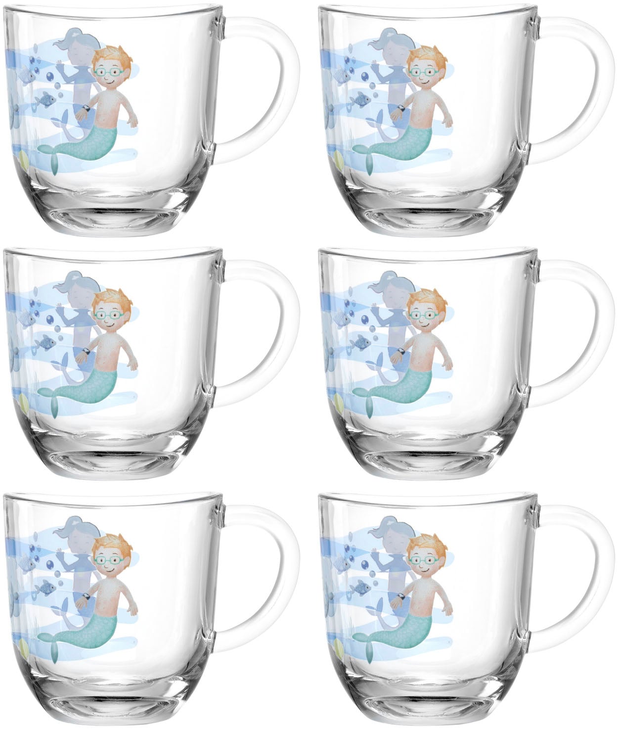 Tasse »Meer BAMBINI AVVENTURA«, (Set, 6 tlg.), 280 ml, 6-teilig