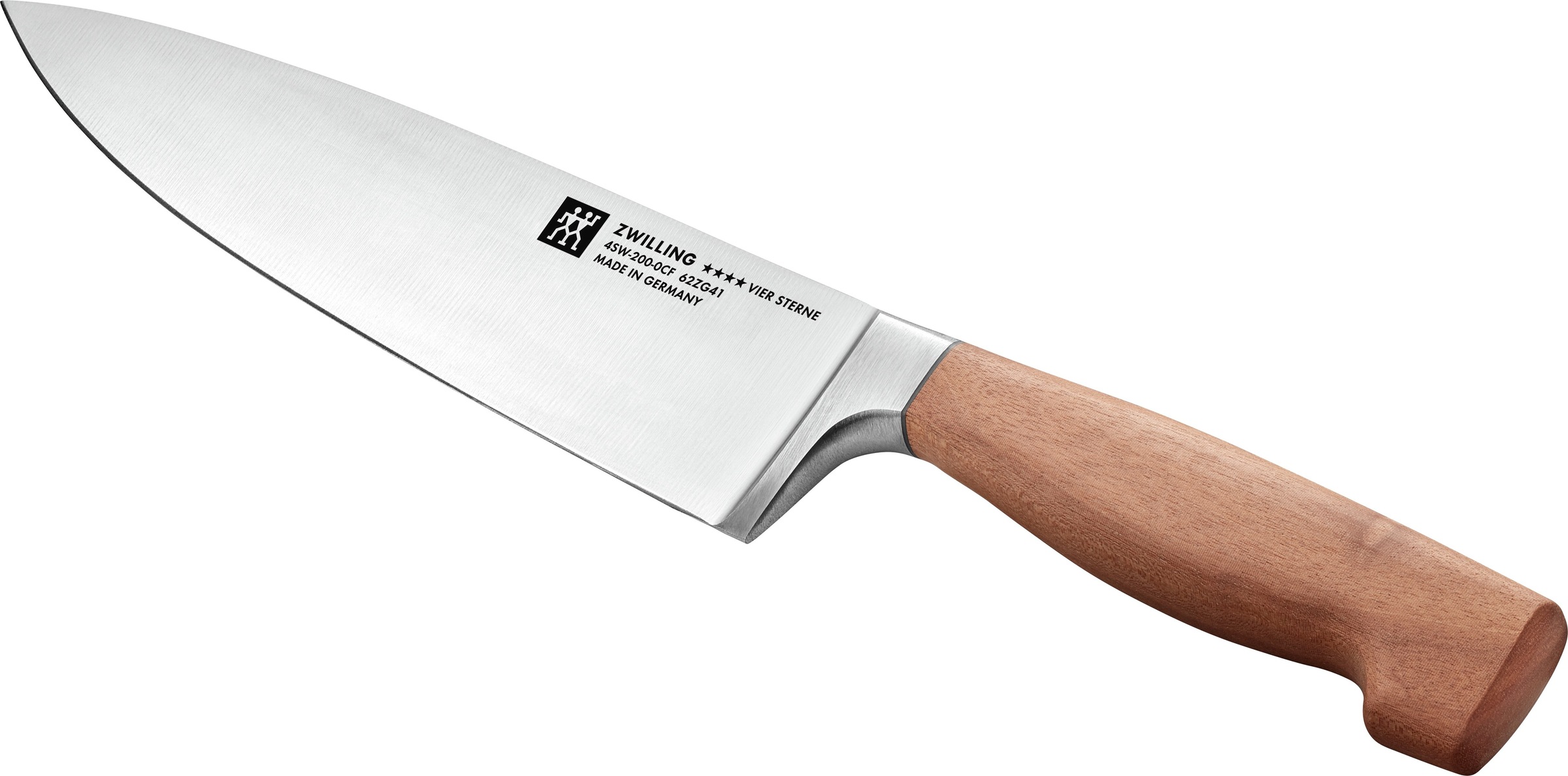 Zwilling Universalküchenmesser »**** VIER STERNE Wood« Made in Germany, Eigehärtete Klinge, FSC-Zertifizitiertes Holz