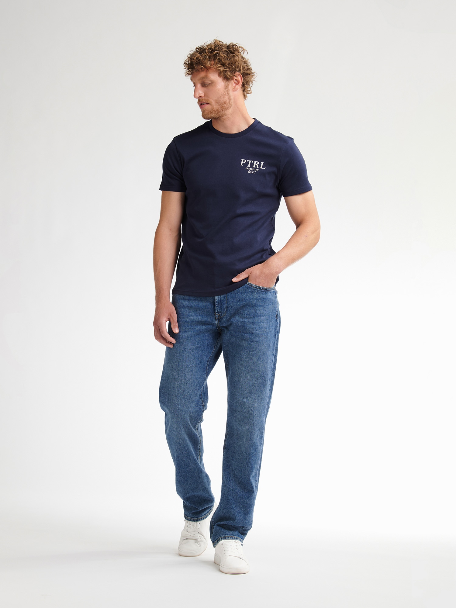 Petrol Industries T-Shirt, mit Logo Schriftzug