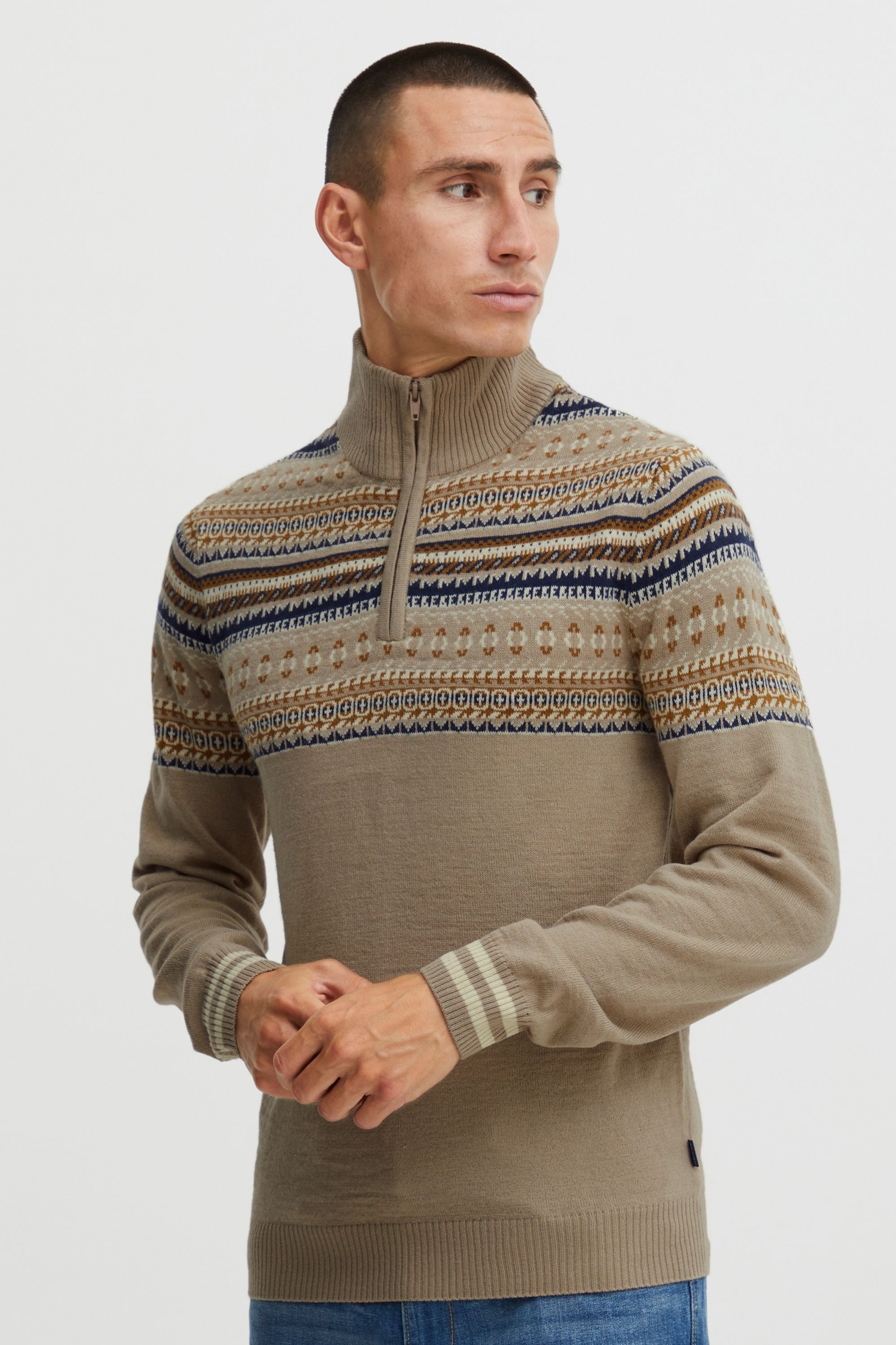Blend Strickfleece-Pullover »Strickpullover BHGrote«