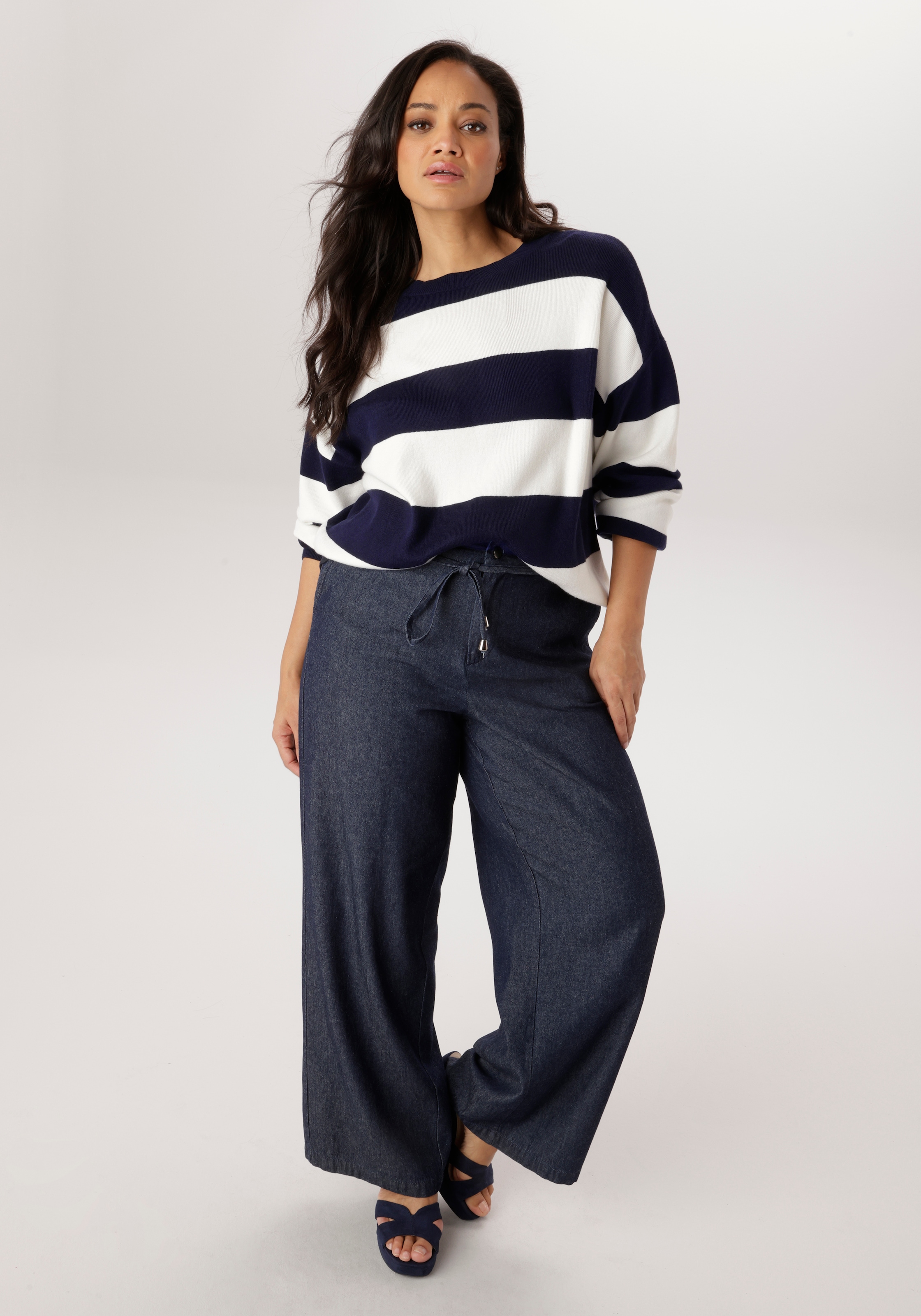 Aniston PLUS Strickpullover im Streifen-Dessin - NEUE KOLLEKTION