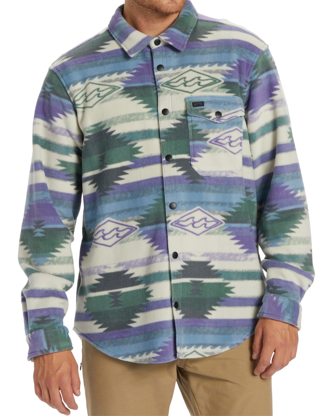 Billabong Arbeitsjacke »Furnace Flannel« in blau, Größe XXL