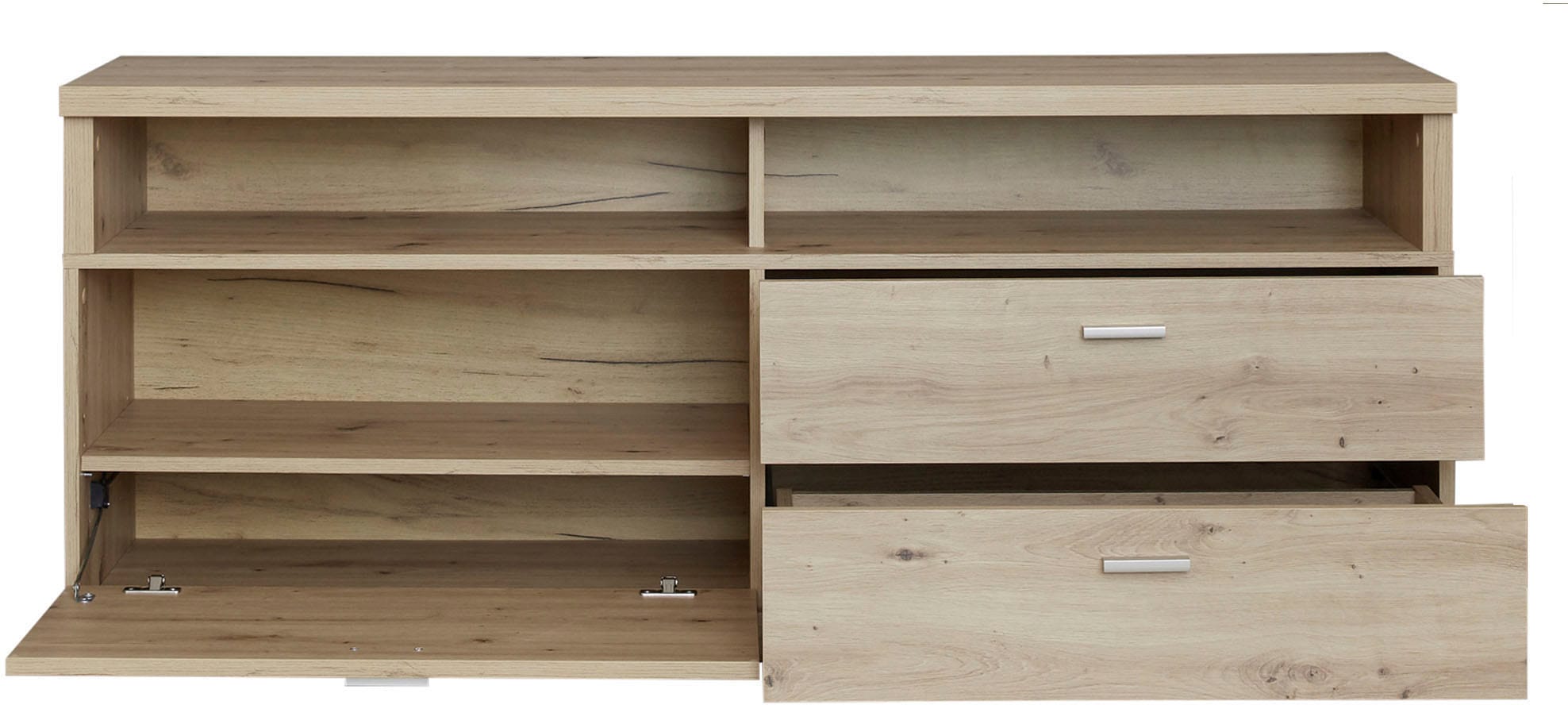 INOSIGN Lowboard »Elne«, TV Schrank, hellbraun, Eiche, matt, Breite 150 cm