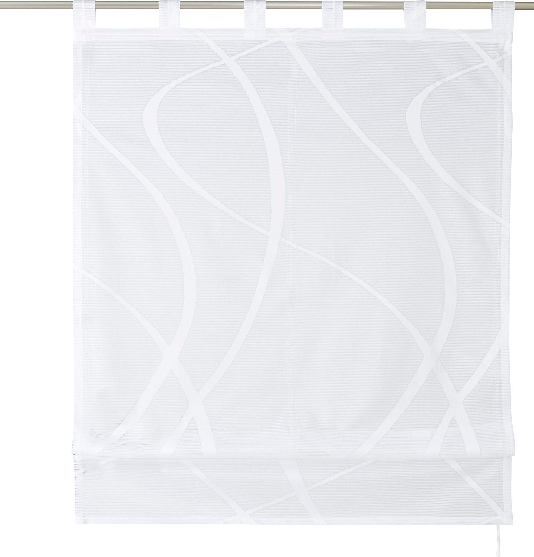 my home Raffrollo »Cellino«, bestellen bei mit Schlaufen, OTTO Polyester klassische Transparent, Netzoptik