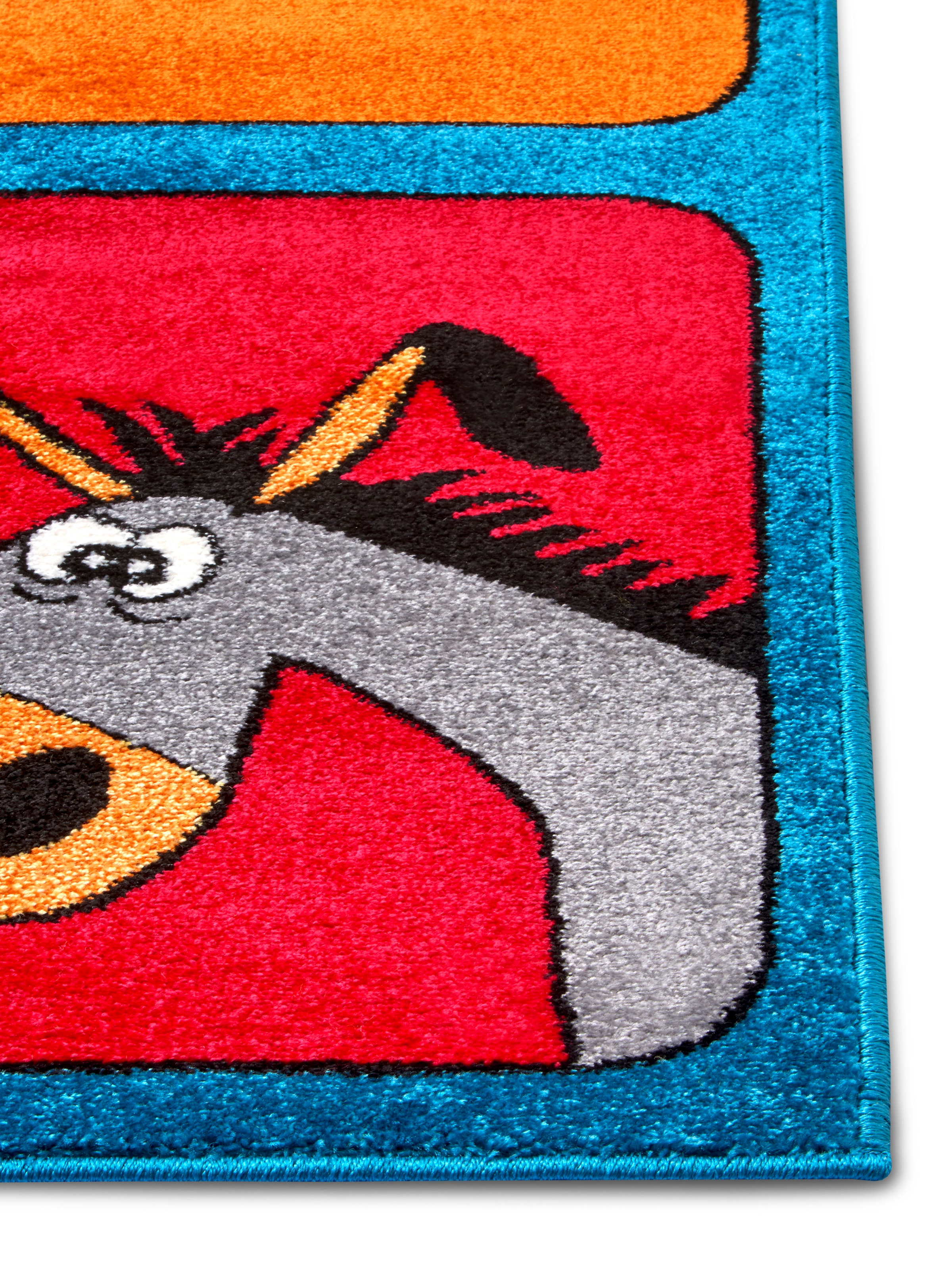 HANSE Home Teppich »Zoo Buddies«, rechteckig, 9 mm Höhe, Farbenfrohes Design, Spielunterlage, Tiere