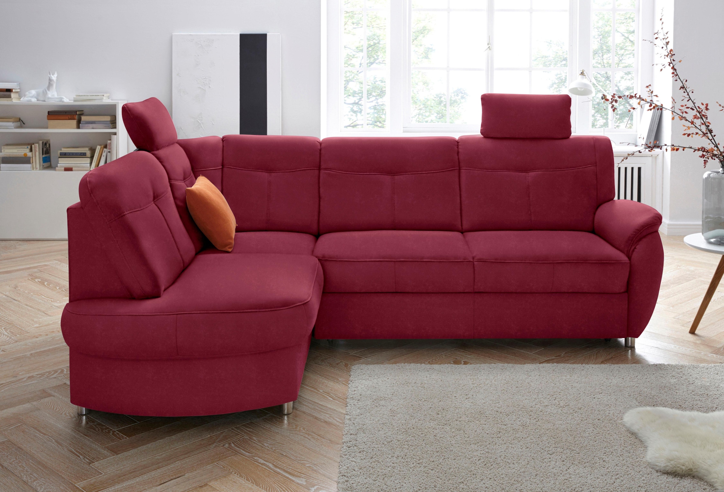 sit&more Ecksofa »Sonoma L-Form« wahlweise mit Bettfunktion und Bettkasten