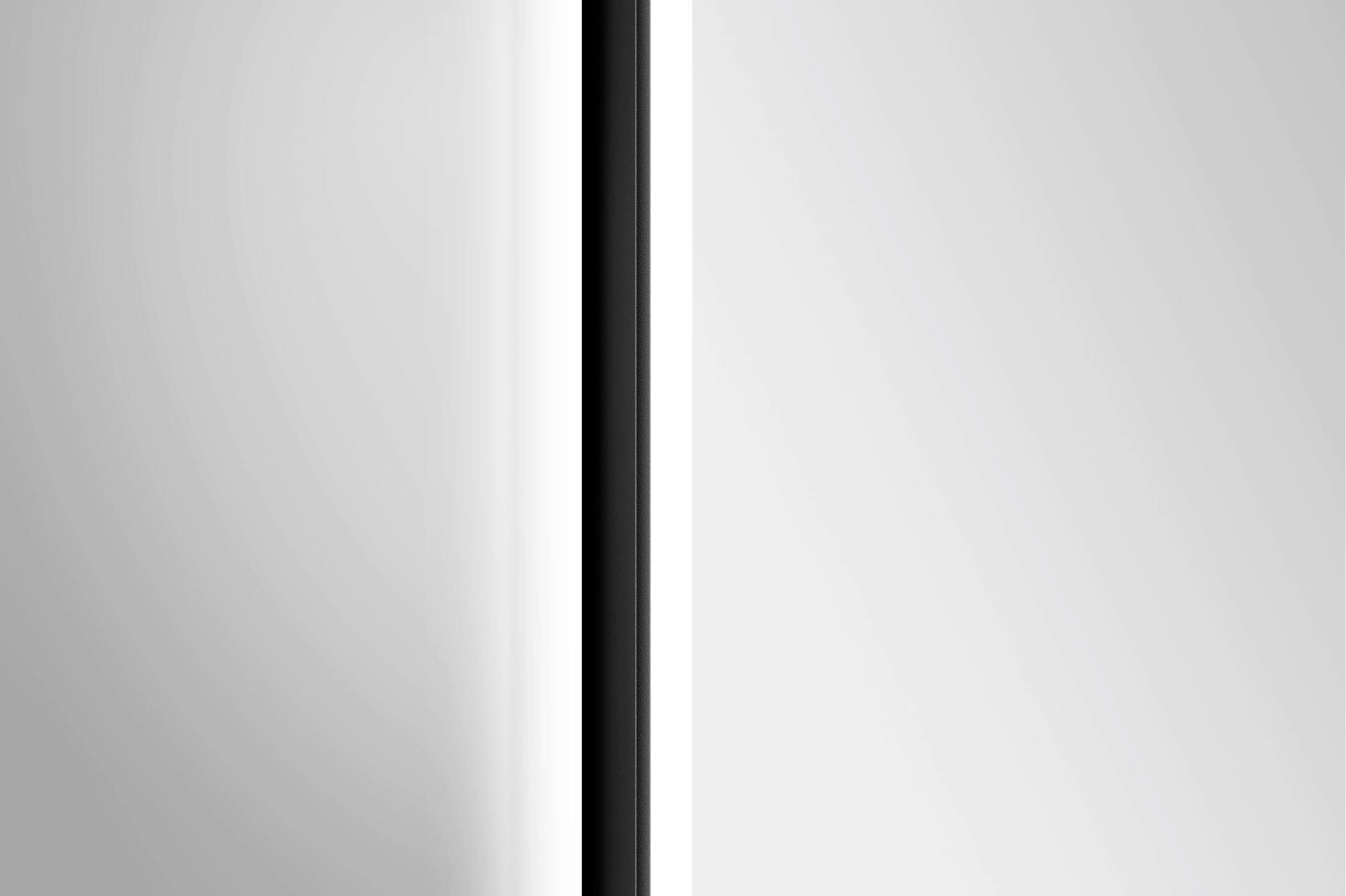 Talos Badspiegel »Talos Black Moon«, 80 x 60 cm, Design Lichtspiegel