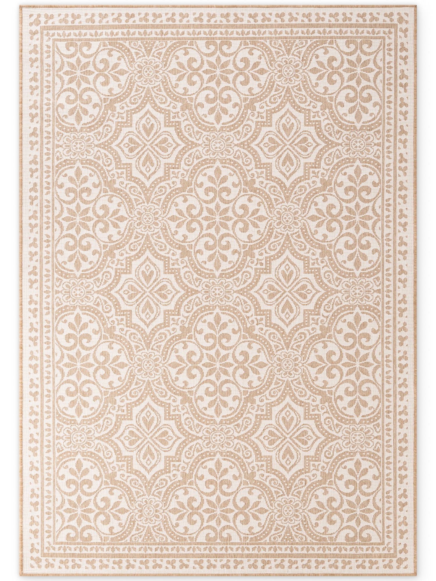 NORTHRUGS Outdoorteppich »Rosel Wendeteppich«, rechteckig, 5 mm Höhe, In und Outdoor, Flachgewebe, wetterfest, pflegeleicht, robust