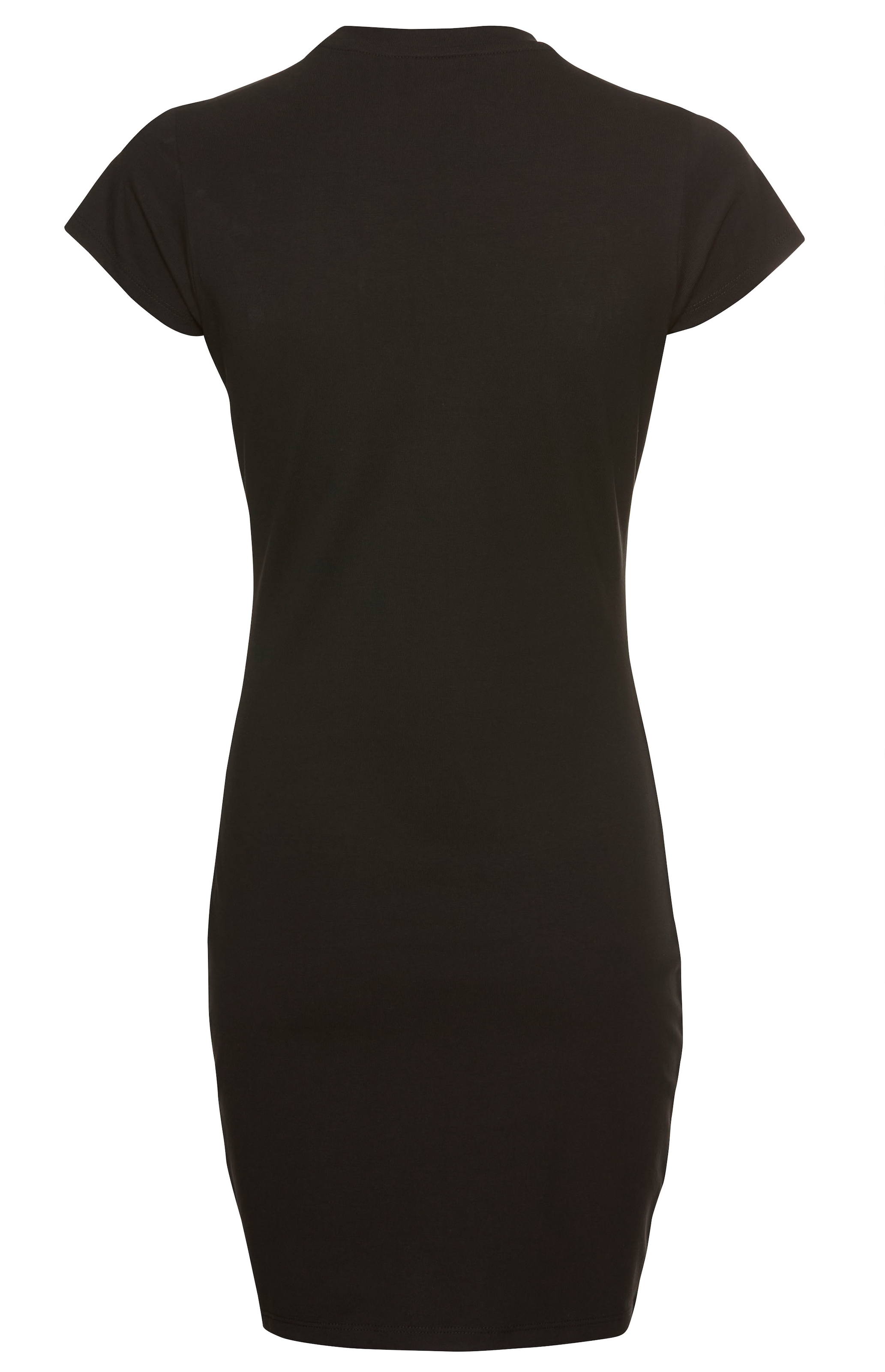 HUGO Blue Jerseykleid »Nalix«, mit Straß-Logoschriftzug, Glitzer
