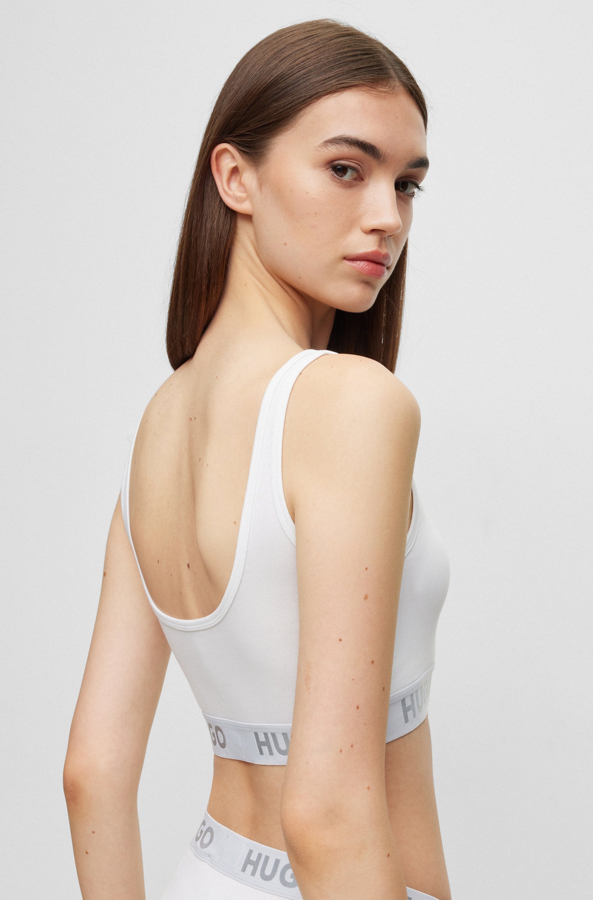 HUGO Underwear Bralette-BH »BRALETTE SPORTY LOGO«, mit elastischem Bund