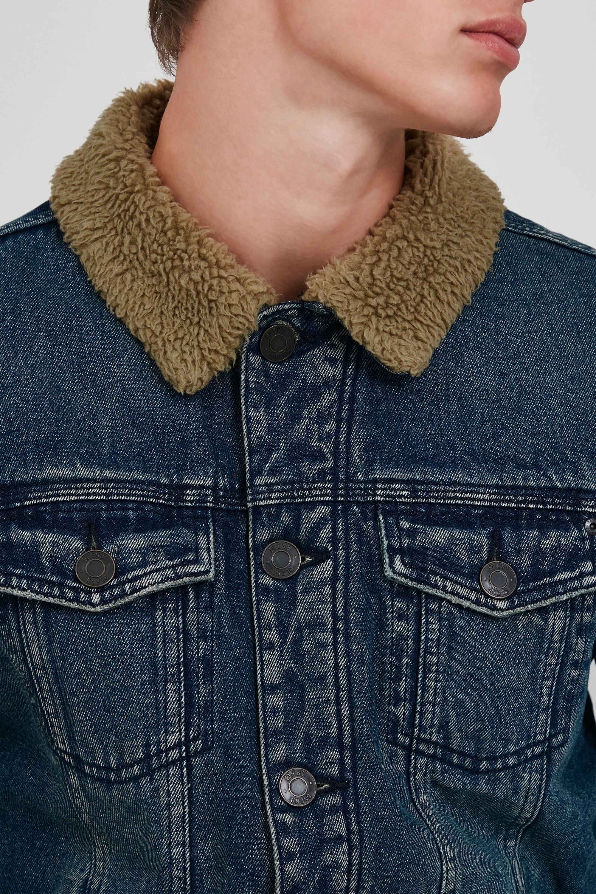 Blend Jeansjacke »Jeansjacke BHDenim«, ohne Kapuze