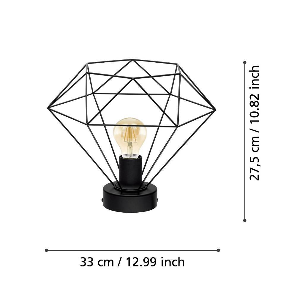 EGLO Deckenleuchte »TARBES«, 1 flammig, Leuchtmittel E27 | ohne Leuchtmittel, Wohnzimmerlampe, Esszimmer, Flur, Drahtgeflecht, 1flammig, 32,5x27,5cm