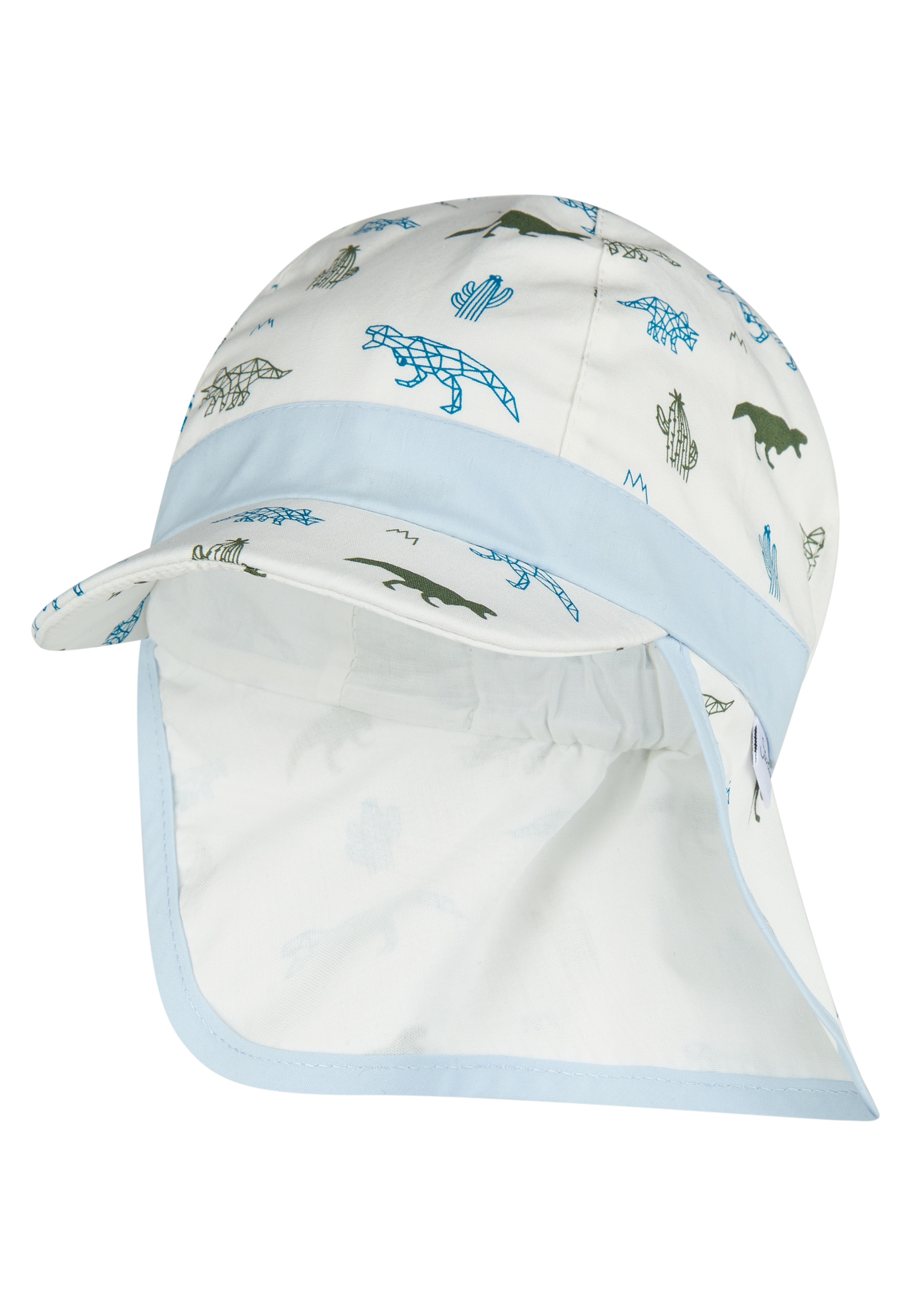Sterntaler® Sonnenhut »Schirmmütze mit Nackenschutz Saurier«