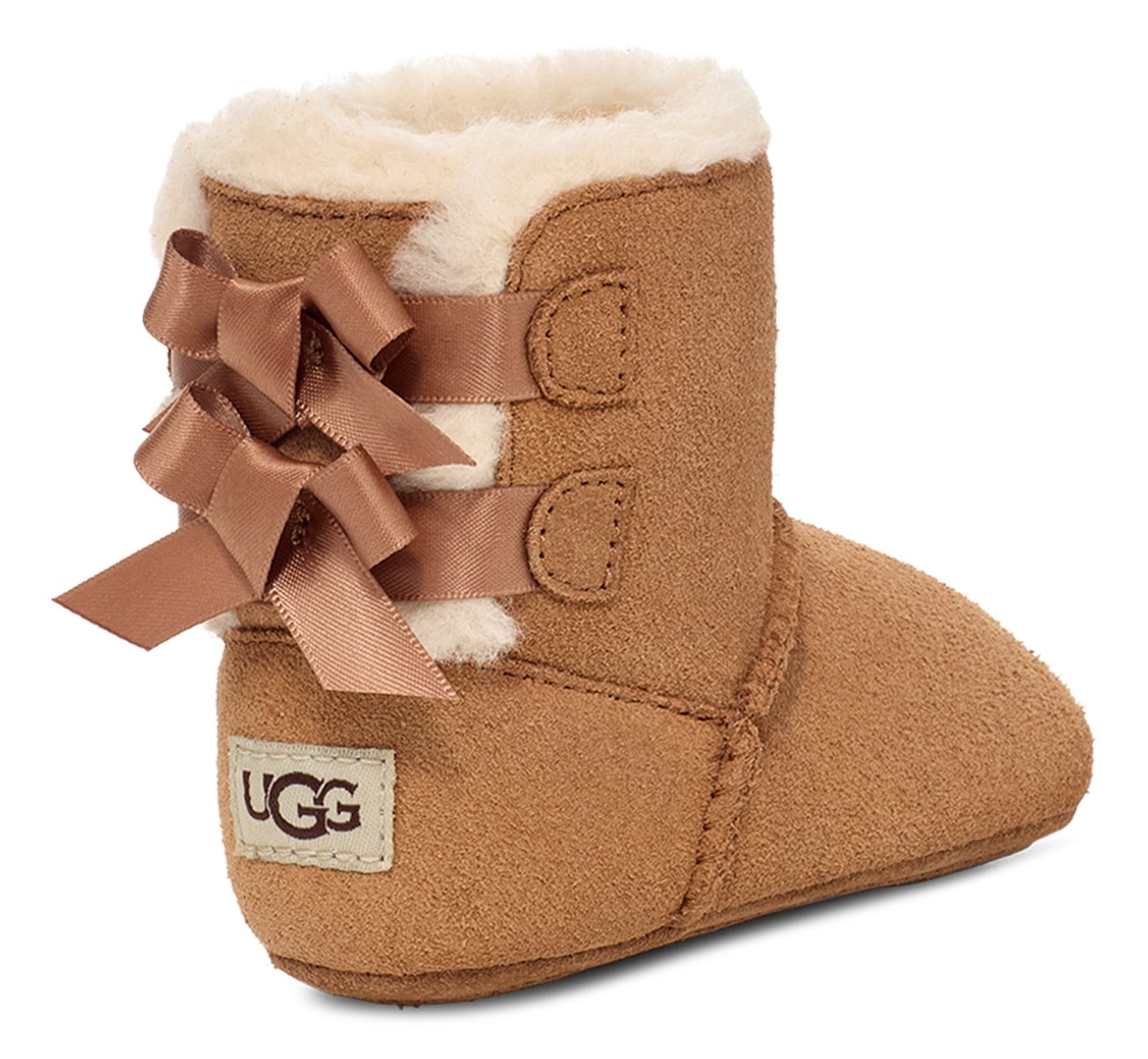 UGG Krabbelschuh »BABY BAILEY BOW«, Babyschuh, Hausschuh, Winterstiefel mit praktischem Klettverschluss